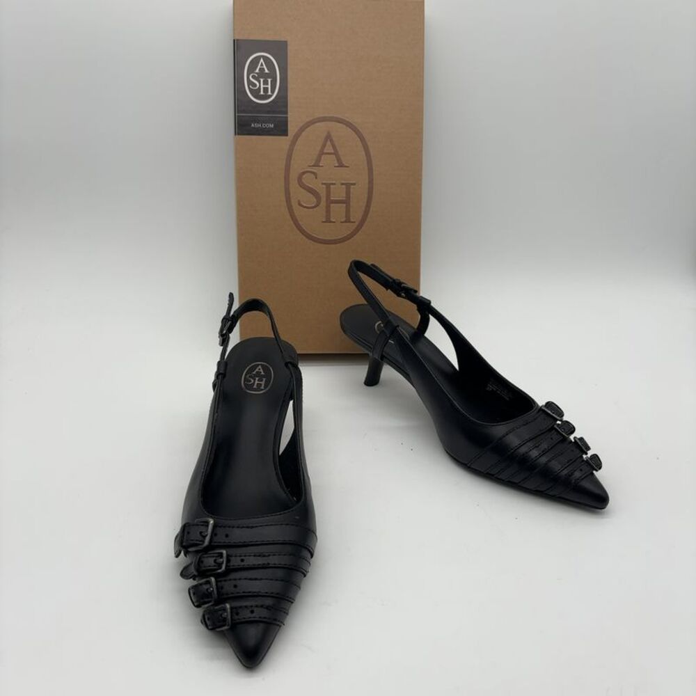 unknown brand Leather Slingback Pump